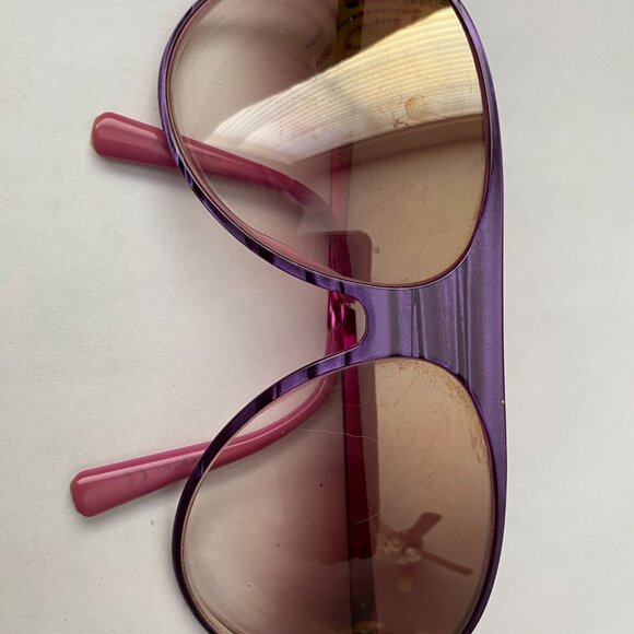 Christian Dior DiorTahuata Women\'s Aviator Sunglasses. Purple & Hot pink. main image 8